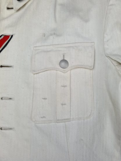 Panzer Officers White Drillich Tunic - Image 17