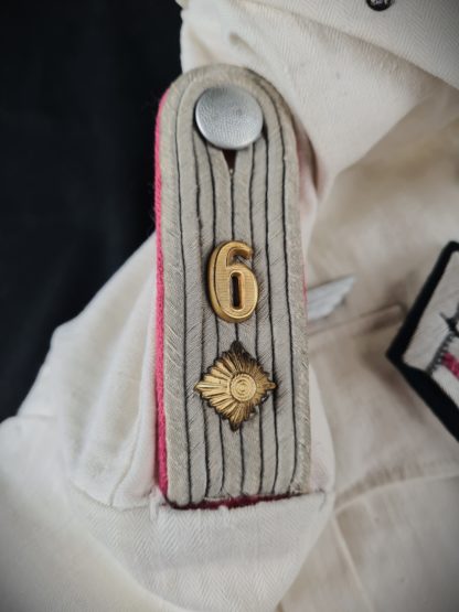 Panzer Officers White Drillich Tunic - Image 20